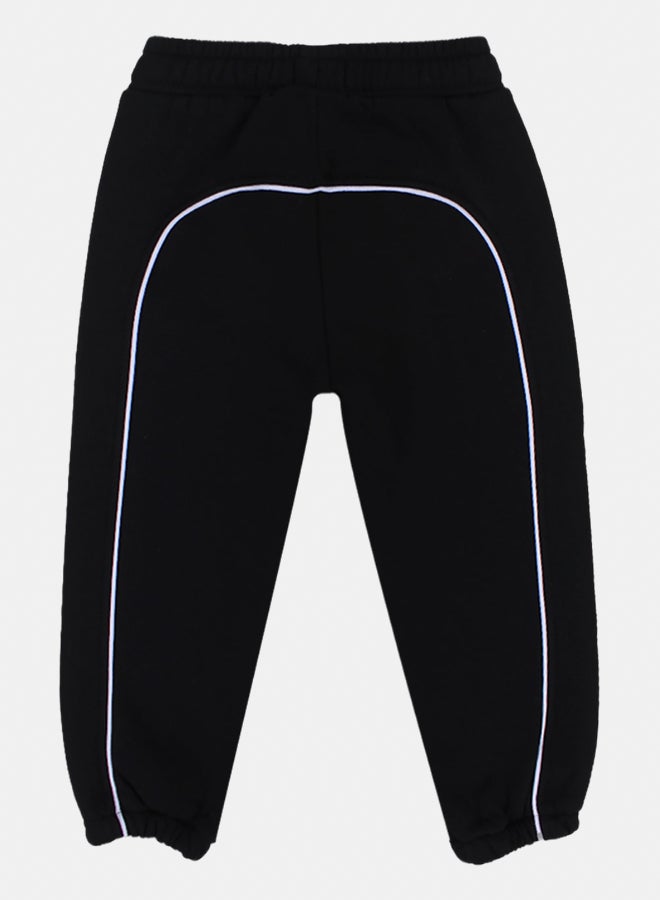 playmore Boys Cotton Sweatpants – Black - Image 2