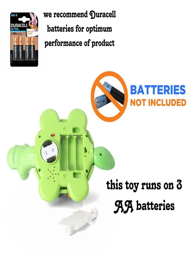 COSMOBABY Premium Tortoise Bump and Go Toy for Kid, Green - Image 2