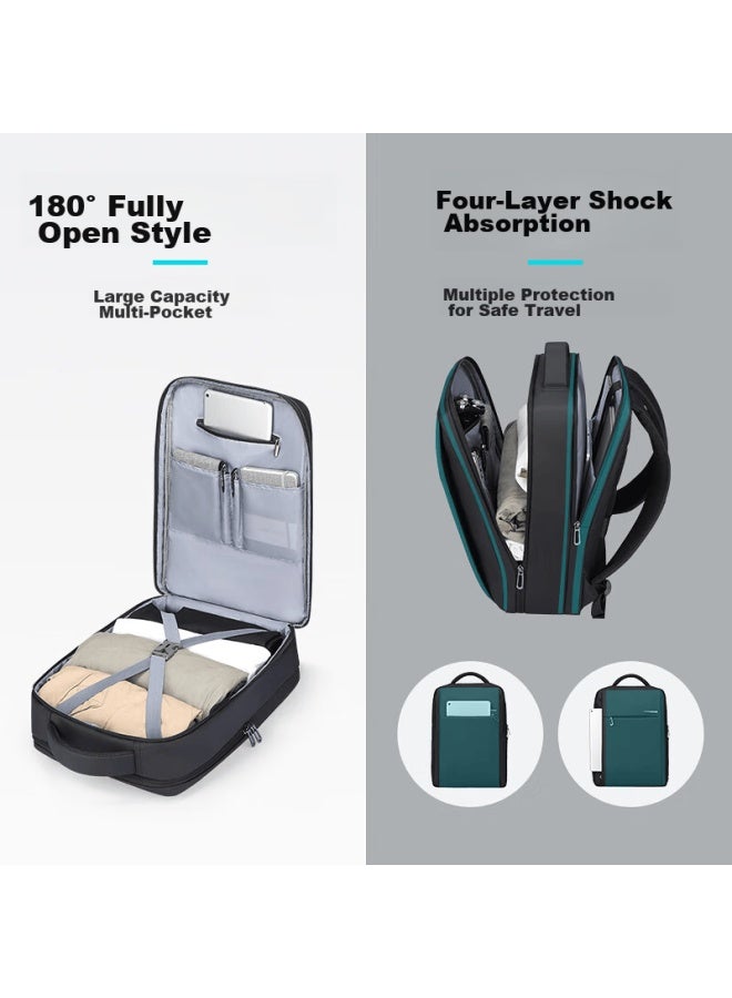 Mark Ryden Backpack For Men, Casual Multi-functional Laptop Bag, Travel Bag, Student Schoolbag Mr2900 Elegant Black Standard Style - Image 3