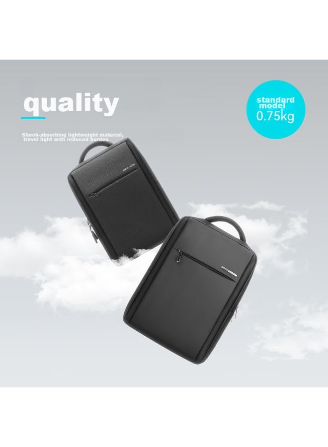 Mark Ryden Backpack For Men, Casual Multi-functional Laptop Bag, Travel Bag, Student Schoolbag Mr2900 Elegant Black Standard Style - Image 2