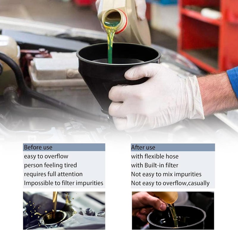 Inditrust 2 in 1 Plastic Funnel Can Spout for Oil | Water | Fuel | Petrol | Diesel | Gasoline for Cars | Bikes | Trucks Affordable fast purchase options - Image 5