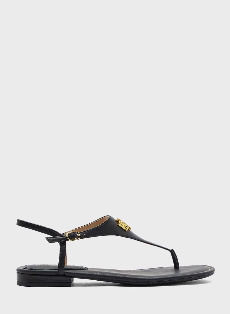 Lauren Ralph Lauren Burnished Slingback Sandals