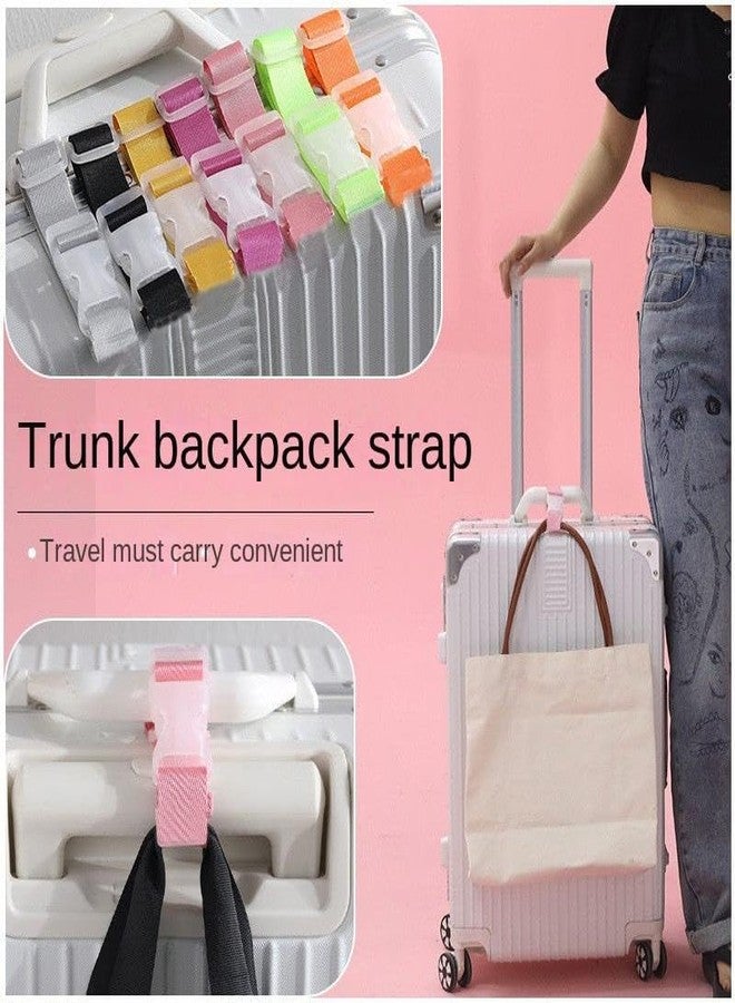 VIVITO Adjustable Luggage Holder Strap for Bags & Suitcases | Heavy-Duty Anti-Lost Travel Belt with Quick-Release Buckle | Luggage Connector Strap for Trolley, Backpack | (AnyColor, Pack of 4) - Image 4