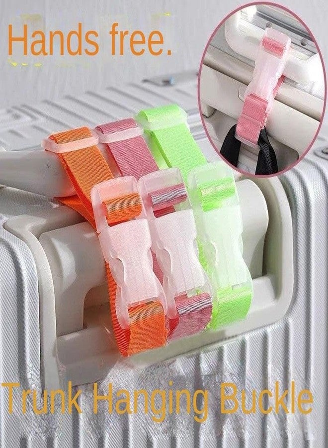 VIVITO Adjustable Luggage Holder Strap for Bags & Suitcases | Heavy-Duty Anti-Lost Travel Belt with Quick-Release Buckle | Luggage Connector Strap for Trolley, Backpack | (AnyColor, Pack of 4) - Image 3