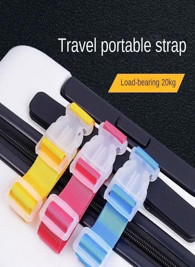 VIVITO Adjustable Luggage Holder Strap for Bags & Suitcases | Heavy-Duty Anti-Lost Travel Belt with Quick-Release Buckle | Luggage Connector Strap for Trolley, Backpack | (AnyColor, Pack of 4) - Image 2