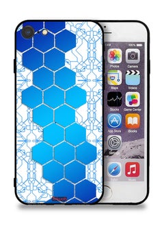 Apple iPhone 8 Protective Case Honeycomb Hexagon Icon Networks