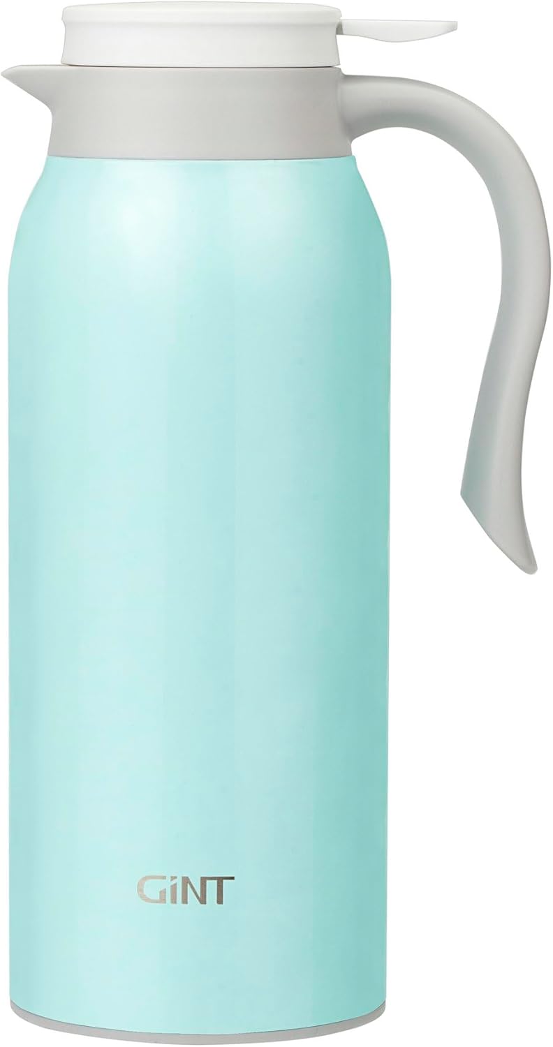 GiNT 51 Oz Stainless Steel Thermal Coffee Carafe, Double Walled Vacuum Insulated Flask, 12 Hour Heat Retention, 1.5 Liter Tea, Water, and Coffee Dispenser (Upgraded version Blue) - Image 1