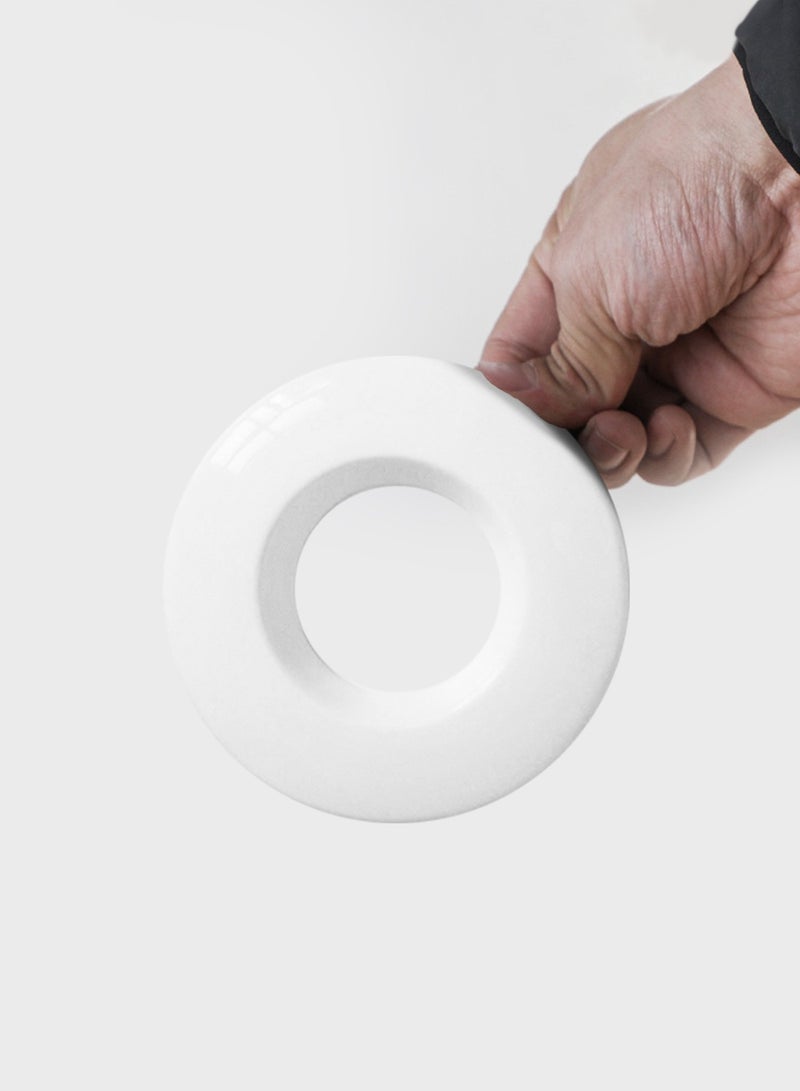 EqiEch V60 Ceramic Coffee Dripper Origami Style 1-2 Cups(50 Pcs Paper Filters Included) Reusable Pour Over Filter Cup for Cafe Home Office Restaurants Gradient Black - Image 5