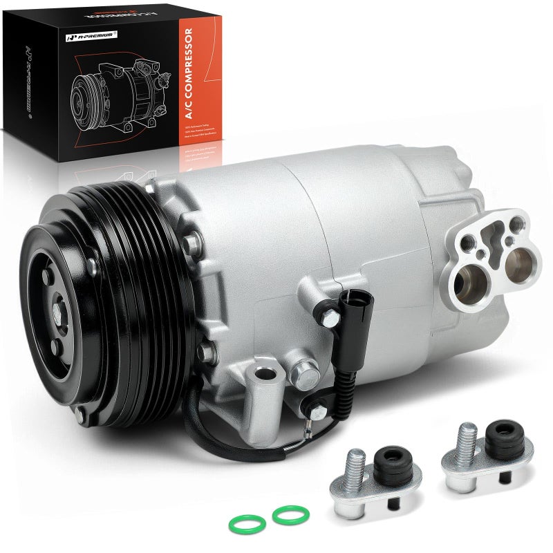APremium Air Conditioner AC Compressor with Clutch Compatible with BMW 320i 2005 Z4 20032005 CSV717 Compressor Style