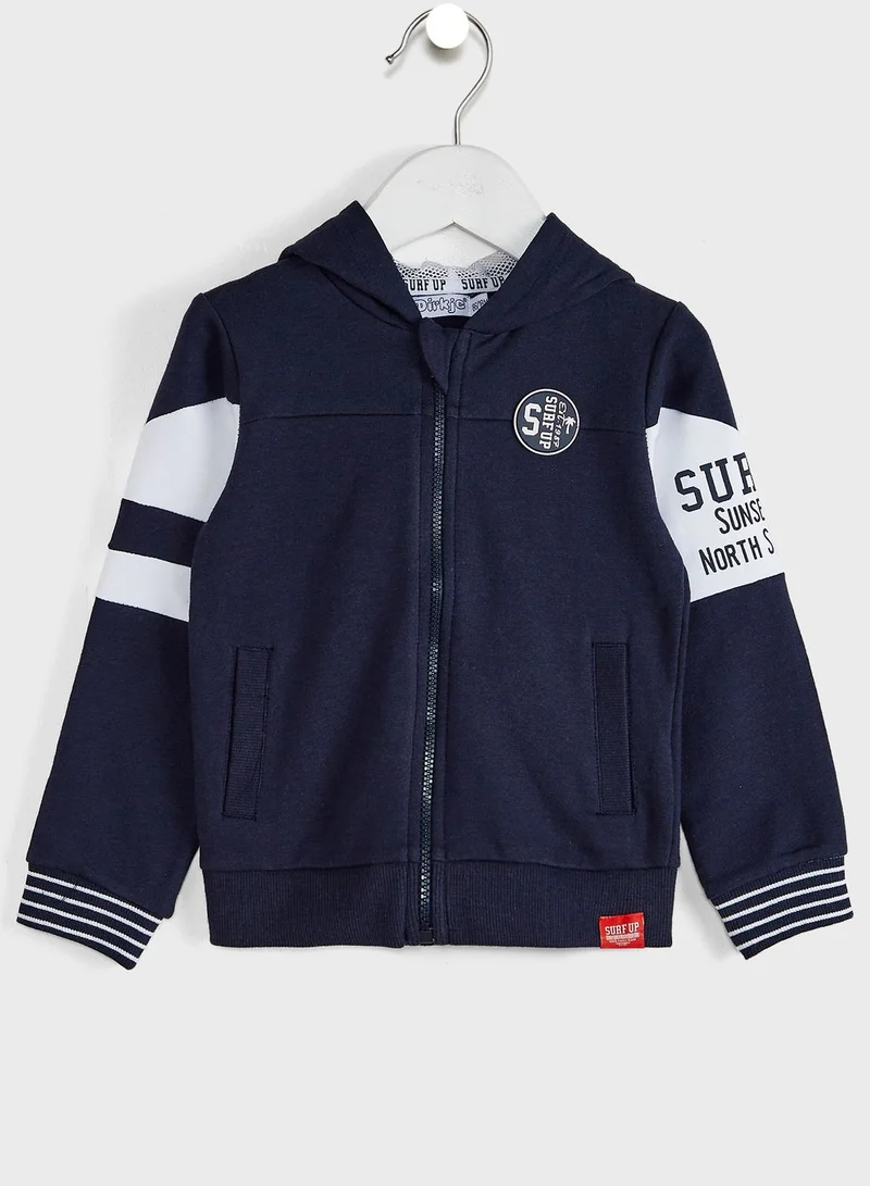 Dirkje Kids Logo Hoodie