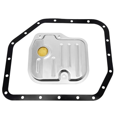 QFISH U341E Automatic Transmission Filter Oil Pan Gasket Kit Replace 35330-0W020 35330-0W021 35330-20020 Compatible with Toyota Celica Corolla Echo Matrix Yaris Scion XA XB XD Pontiac Vibe - Image 1