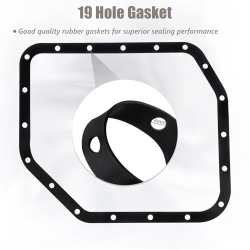QFISH U341E Automatic Transmission Filter Oil Pan Gasket Kit Replace 35330-0W020 35330-0W021 35330-20020 Compatible with Toyota Celica Corolla Echo Matrix Yaris Scion XA XB XD Pontiac Vibe - Image 4