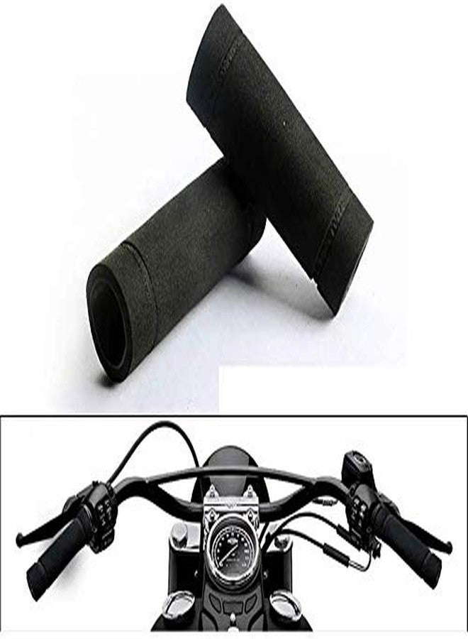 HUUSO Bike Comfort Riding Soft Grip Covers Set of 2 Black for TVS Star City - Image 3