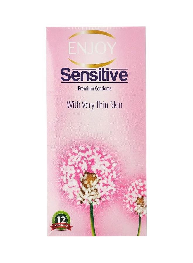 إنجوي مجموعة واقيات ذكرية حساسة من عبوتين - 12 قطعة في كل منها - Image 2