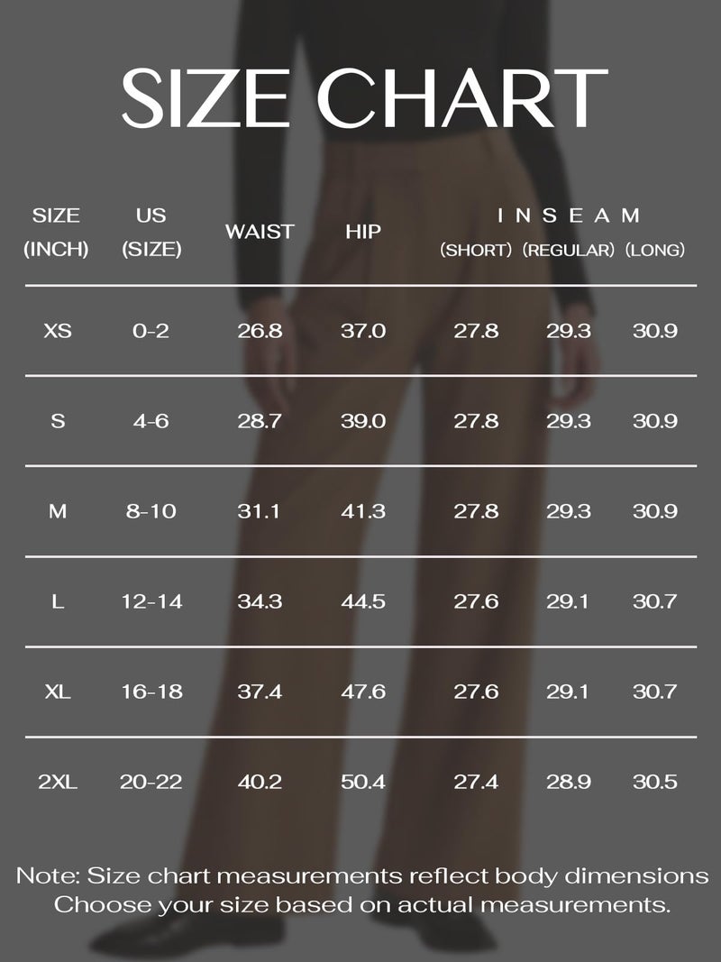 NIMIN Women Wide Leg Pants High Waisted Formal Dressy Work Trousers Business Casual Pants with Pockets Navy Blue - Image 4
