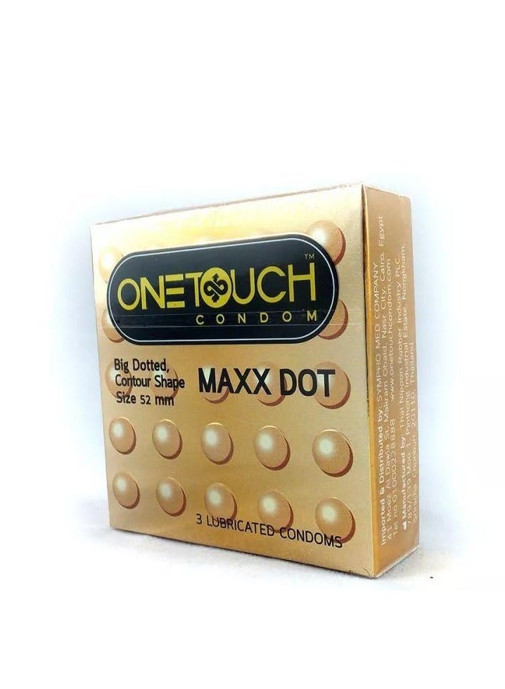 ون تاتش الواقي الذكري 3 قطع عبوة واحدة