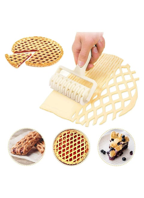 Pizza Silk Hob,Lattice Roller Cutter, Pie Pizza Cookie Dough Roller