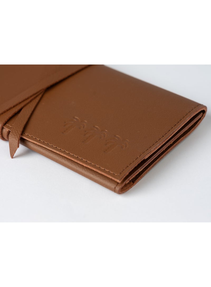 Eid Al Etihad United x Kafi- Camel Leather Organizer - Image 2