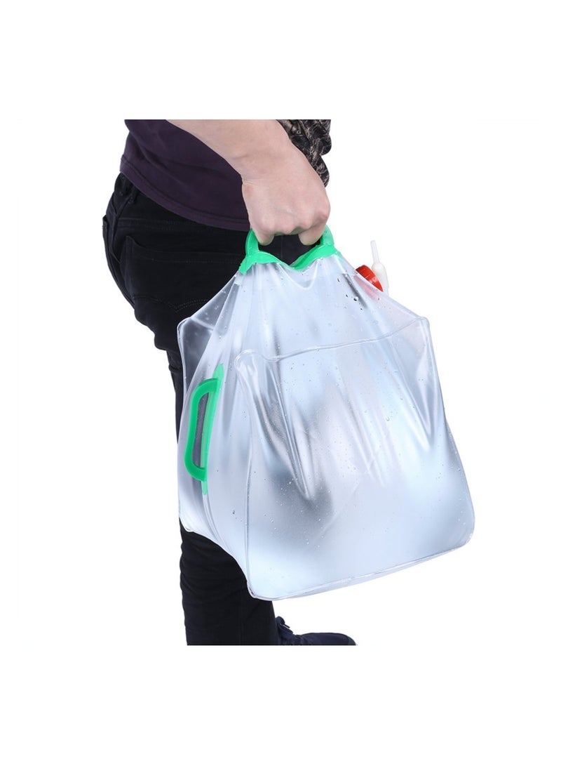 SYOSI Water Container, Portable Collapsible 20l Water Storage Carrier Bag, for Outdoor Camping Emergency, for The Garden, Beach, Picnic, Camping, Hiking, Cycling  - Image 4