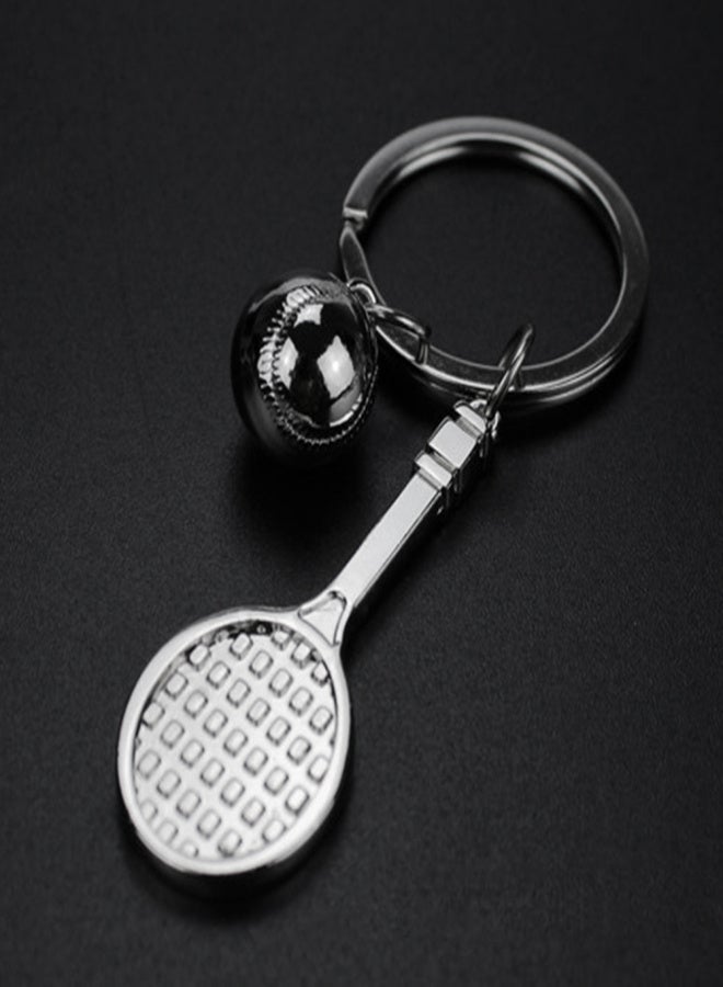 POWERTI Novel Handmade Souvenir Simulation Badminton Ping Pong Tennis Racket Shape Widgets  Creative Sports Mini Keys Chain Cars Bikes Backpack Ornaments Gifts for Sports Lovers - Image 5