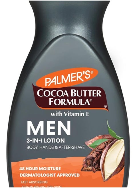 Palmer's Cocoa Butter Formula Men 3-IN-1 LOTION BODY ,HANDS& AFTER -SHAVE 250 ML