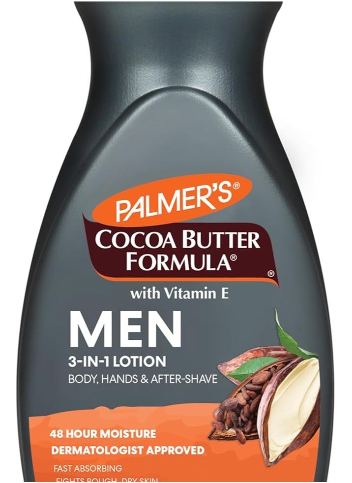 PALMER'S - Palmer's Cocoa Butter Formula Men 3-IN-1 LOTION BODY ,HANDS& AFTER -SHAVE 250 ML - Image 1