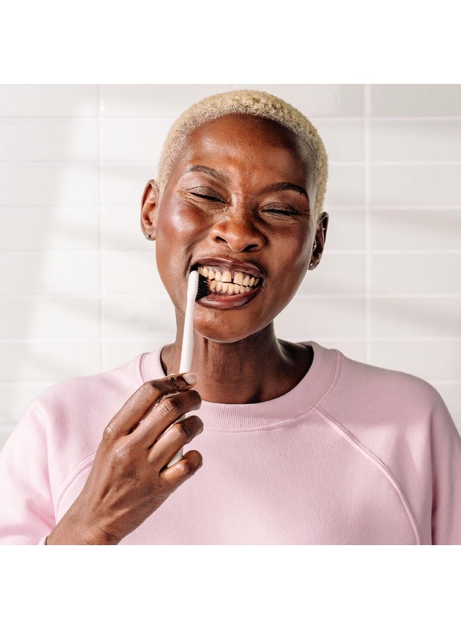 Boka Classic Manual Toothbrush with Extra Soft Activated-Charcoal, Tapered Bristles, Bioplastic Handle That Includes Travel Cap, Dentist-Approved, Great for Adults and Kids, Blue (Pack of 1) - Image 5