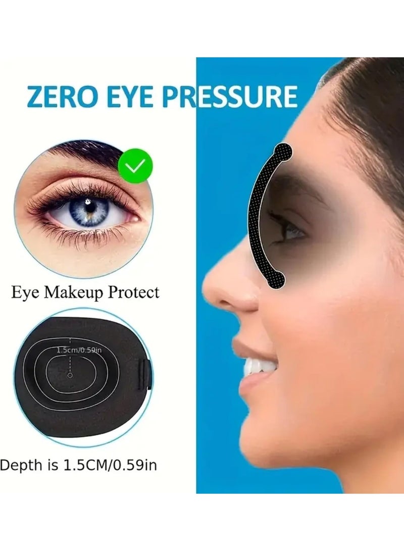Sleep Mask Black 3D Contoured Light Blocking Eye Mask – Ultimate Comfort & Darkness - Image 3