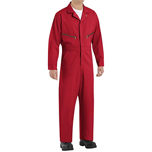 Red Kap Men's Zip-Front Cotton Coverall, 44 - Image 1