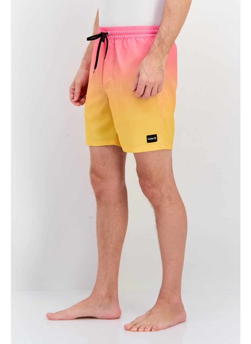 Hurley Men 17 Inseam Brand Logo Swimwear Board Short, Pink  - Image 2