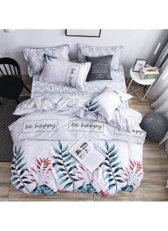 6 Piece King/Queen/Single size, striped pattern duvet cover set. set includes 1 Comforter Cover, 1 Fitted Bedsheet, 4 Pillowcases - pzsku/ZC1A4A60C6C3FAA14699BZ/45/_/1715863678/fd85728f-08c3-4d51-819f-ccb64eed9b1a