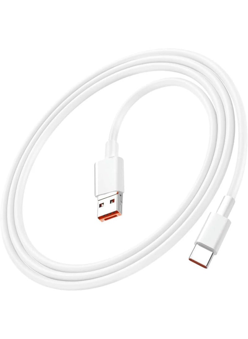 Smart Gate SGCA-PACC100W Cable PVC 2-in-1 USB & Type-C to Type-C Fast Shielded 1m White - Image 2