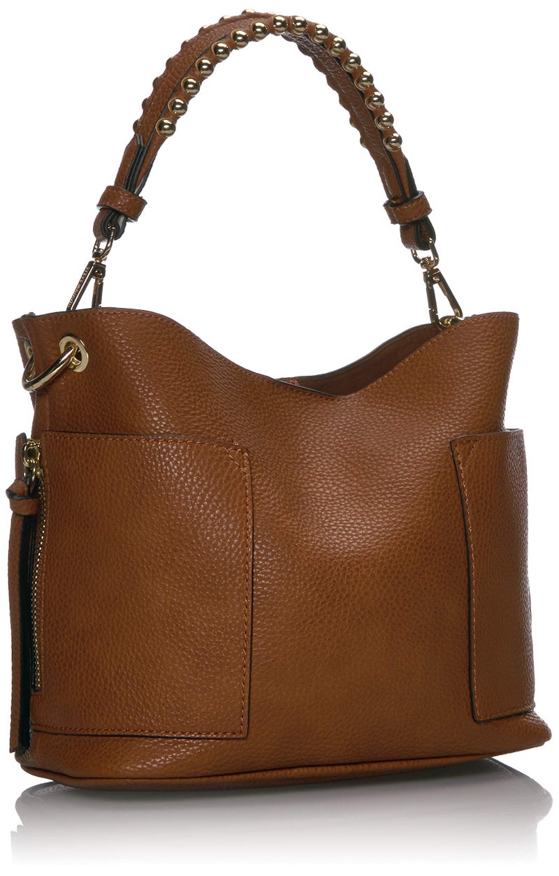 Steve Madden Women's Bsammy Hobo Bag, Cognac, One Size US - Image 2