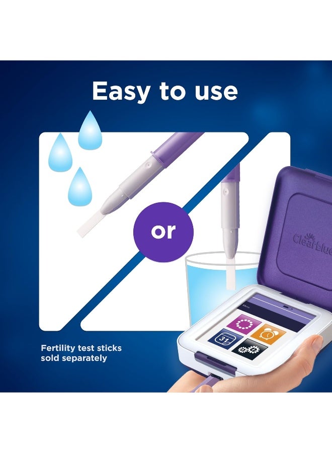 Clearblue جهاز مراقبة الخصوبة من كلير بلو، شاشة تعمل باللمس، 1 قطعة - Image 5