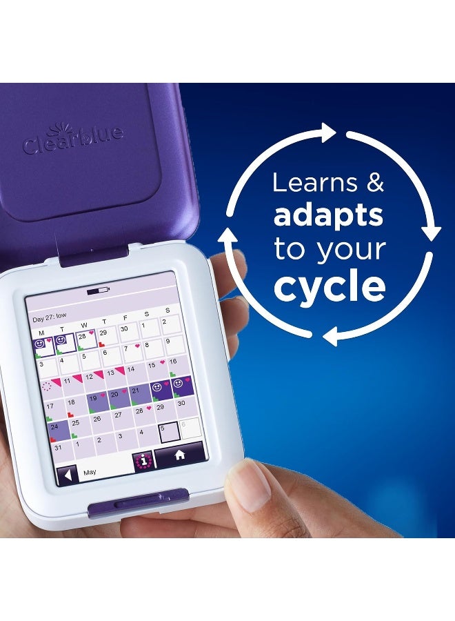 Clearblue جهاز مراقبة الخصوبة من كلير بلو، شاشة تعمل باللمس، 1 قطعة - Image 3