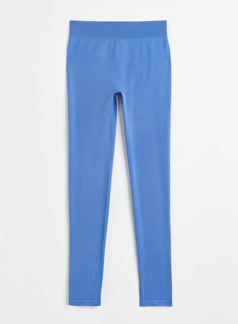 H&M High Waist Ribbed Leggings