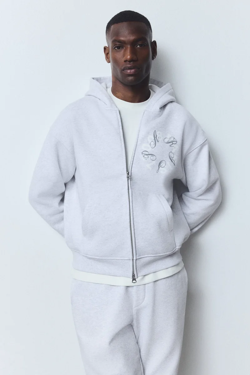 H&M Loose Fit Zip-through hoodie