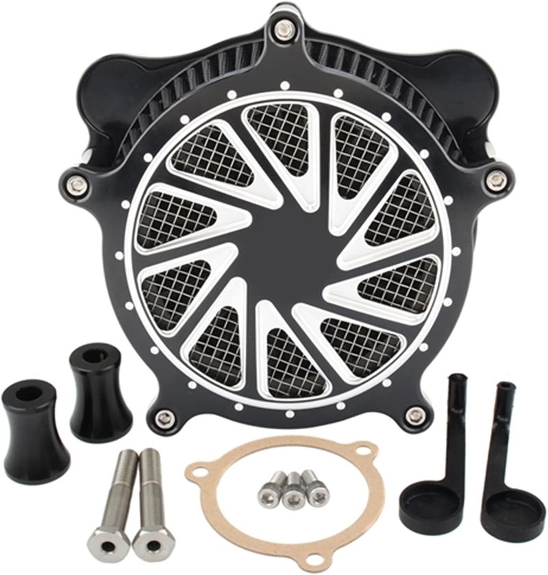 QASULER Motorcycle Air Filter CNC Air Cleaner Kit - Image 1