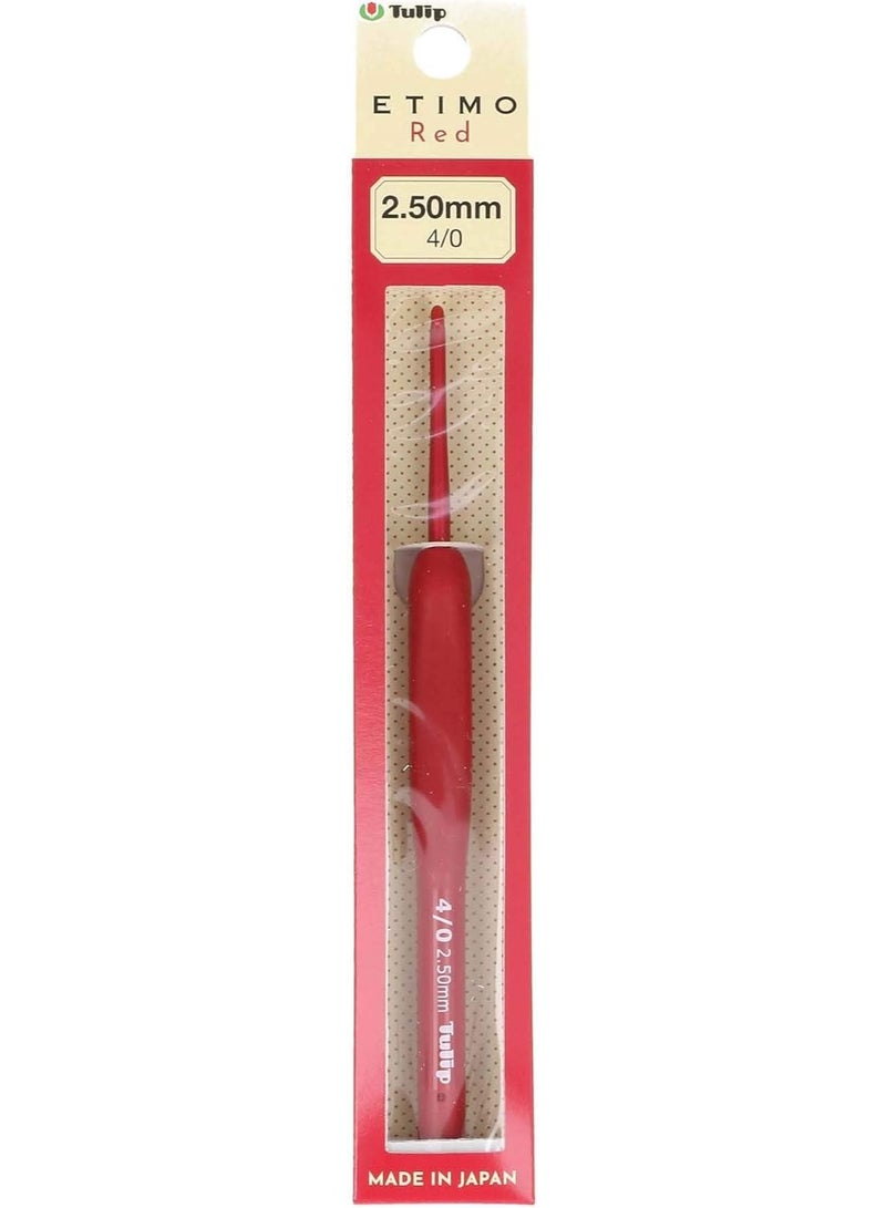 Etimo Red Tulip Crochet Hook, 2.5 mm