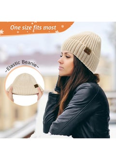 Unisex Satin Lined Beanie Warm Winter Hat Silk Lined Beanie For Women Men Knit Hat Slouchy Beanie Beige - pzsku/ZC1A4E4410E7272B20E93Z/45/_/1735567039/4da3ed9a-416b-4040-bc74-2a2048bfced3