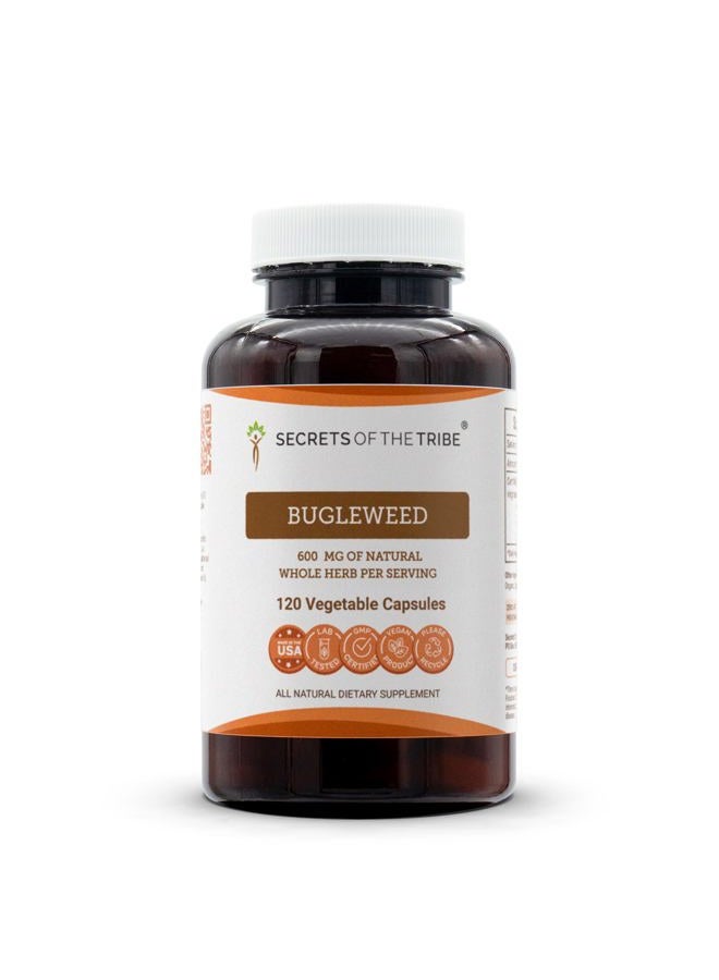 Secrets of the Tribe Bugleweed 120 Capsules, 600 mg, Bugleweed (Lycopus Virginicus) Dried Herb (120 Capsules) - Image 1
