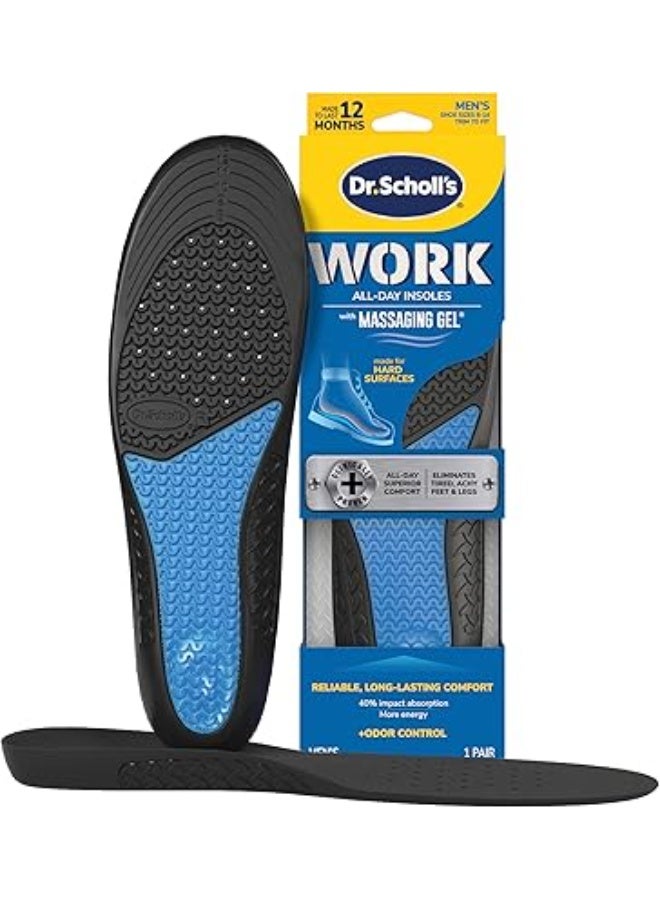 general Dr.Scholl's Extra Comfort All-Day Insoles With Massaging Gel Men's 1Pair
