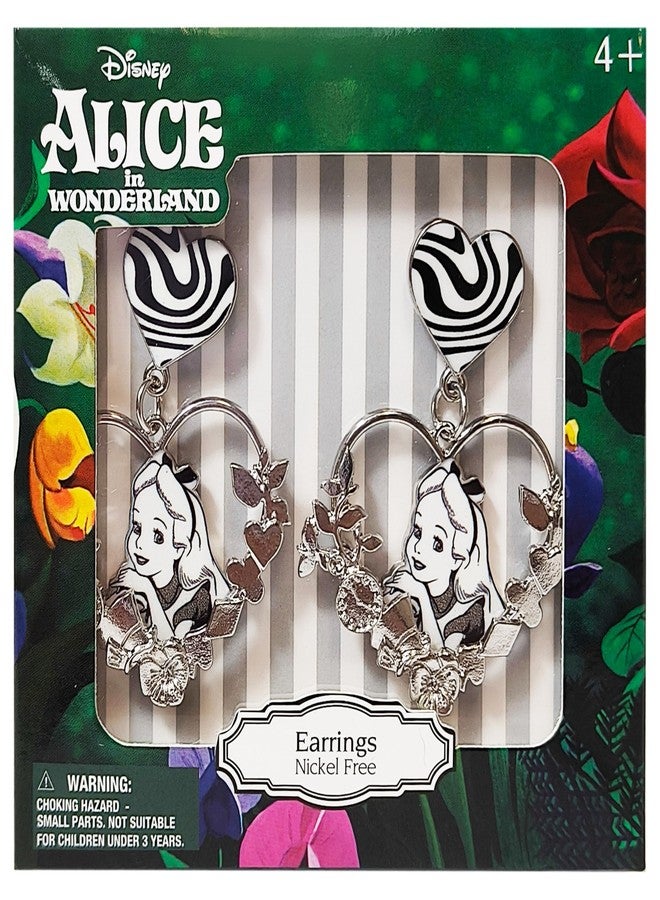 LUV HER Disney Alice in Wonderland Earrings Gift Sets - Floral Dangle - Hypoallergenic Nickel-Free - Ideal Gifts for Girls' Parties, Costumes Ages 4+ - Image 1
