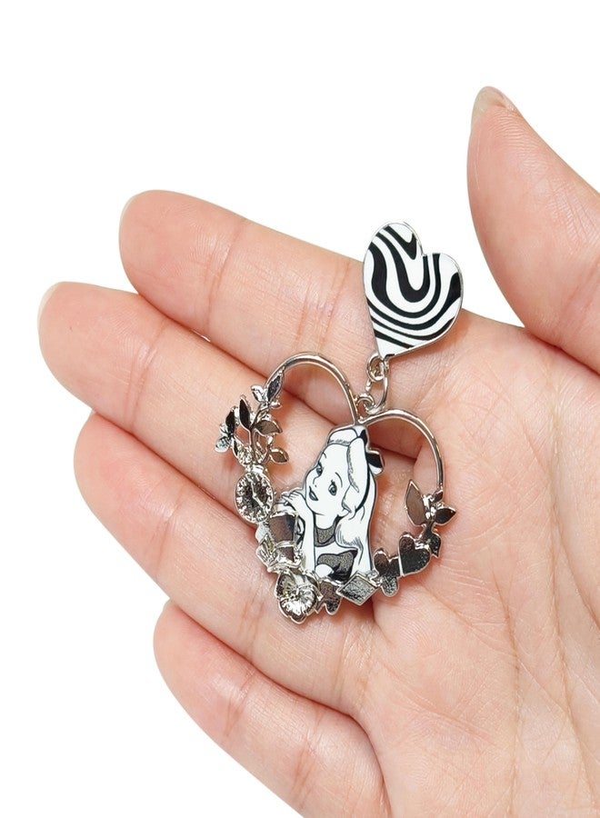 LUV HER Disney Alice in Wonderland Earrings Gift Sets - Floral Dangle - Hypoallergenic Nickel-Free - Ideal Gifts for Girls' Parties, Costumes Ages 4+ - Image 5