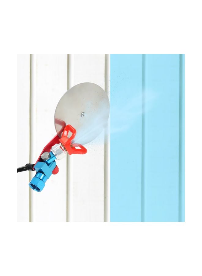 NIBEMINENT Color Separation Baffle Spraying Machine Silver/Blue/Red 27x6.8x17.5cm - Image 3