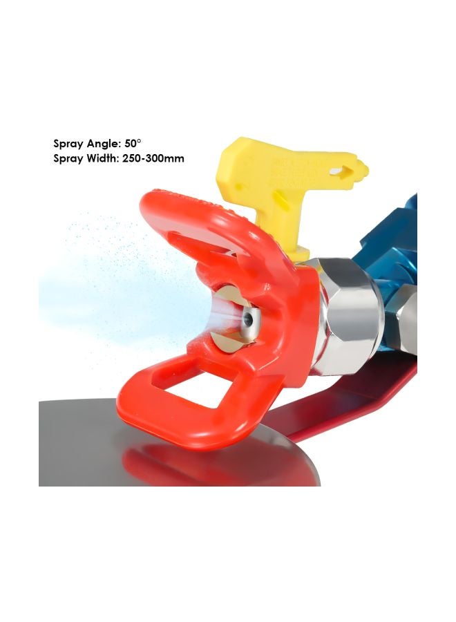 NIBEMINENT Color Separation Baffle Spraying Machine Silver/Blue/Red 27x6.8x17.5cm - Image 2