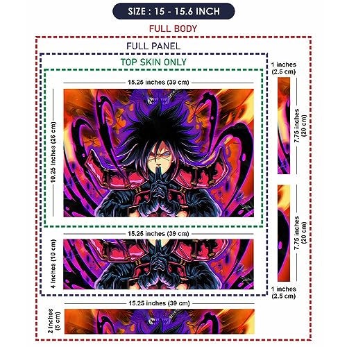 Finearts Full Body Laptop Skin Upto 15.6 inch Sticker Compatible for Dell/HP/Lenovo/Acer/Sony All Laptop Size Upto 14 to 15.6 Inch - Madara Anime - Image 5