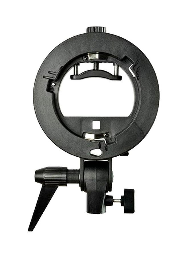 NIBEMINENT S-Type Umbrella Holder For Speedlite Flash Snoot Softbox Black  - Image 1