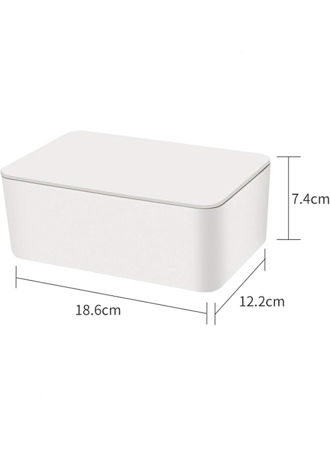 DEF (white) - Tissue Wipes Box Tray Wipes Dispenser - Image 4