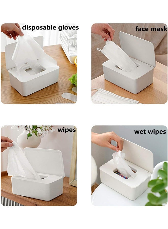 DEF (white) - Tissue Wipes Box Tray Wipes Dispenser - Image 3